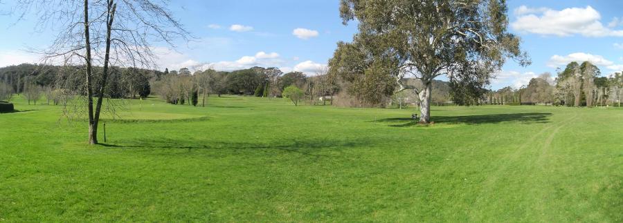 The bottom of the Craigieburn course.